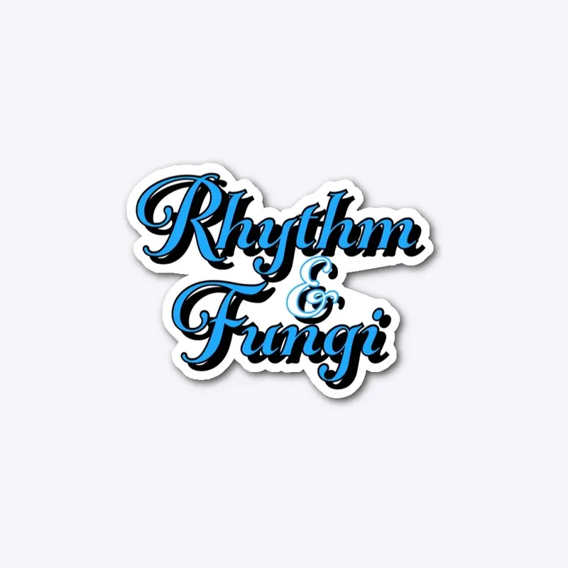 Rhythm & Fungi Logo Sticker